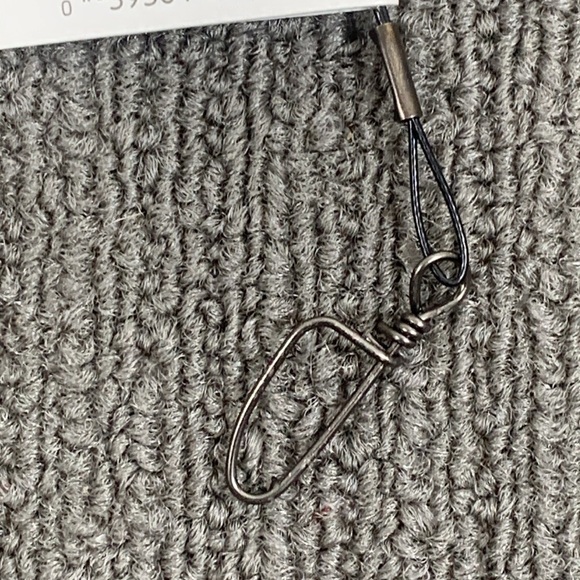 2 Hurricane Salt Tackle Coated Steel Trolling Fishing Leaders Black 20in 90lb - Picture 11 of 12